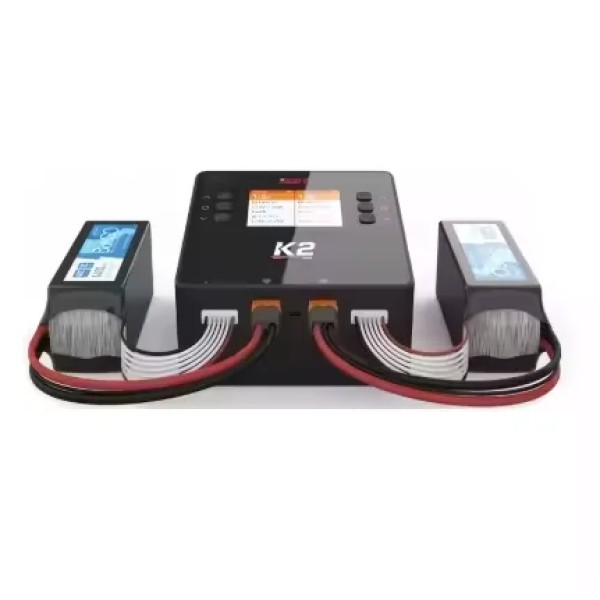 2024 Lebensdauer LiPo Pb NiMh Batterie ISDT K2 AC 200W DC 2x500W 20A Zwei kanal Landwirtschaft Drohne Balance Ladegerät
